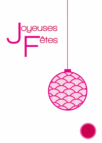 Joyeuses f&ecirc;tes tr&egrave;s simple